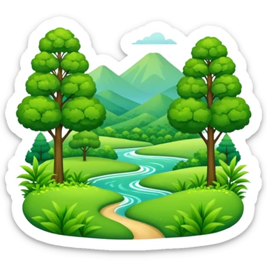 nature based solution sticker