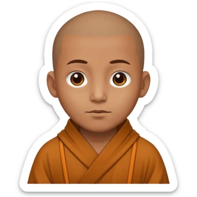 a monk sticker
