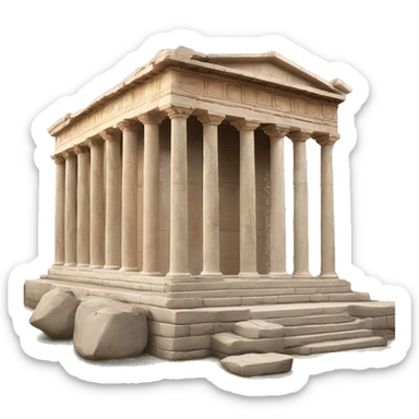 Ephesus temple of Artemis monument sticker