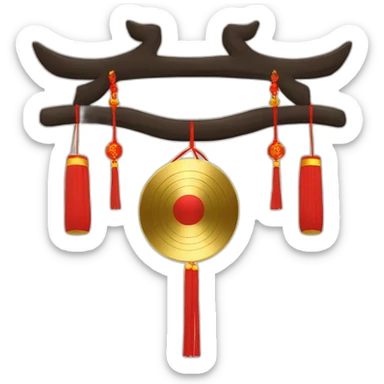 chinese gong sticker