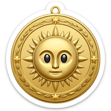 Medalla de la Adoración nocturna mexicana sticker