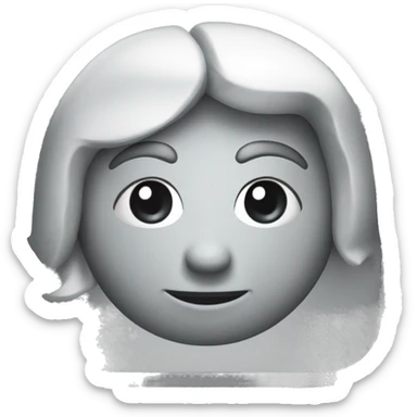 Un cœur argenté métallique  sticker