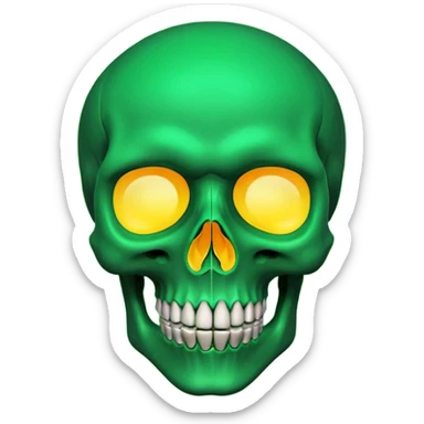 skull emoji use in whatsapp or instagram with green screen  sticker