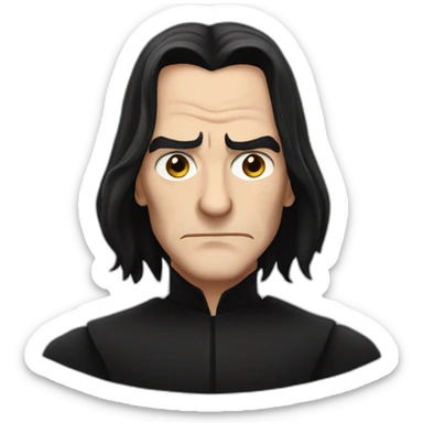 Snape angry looking suspicious sticker