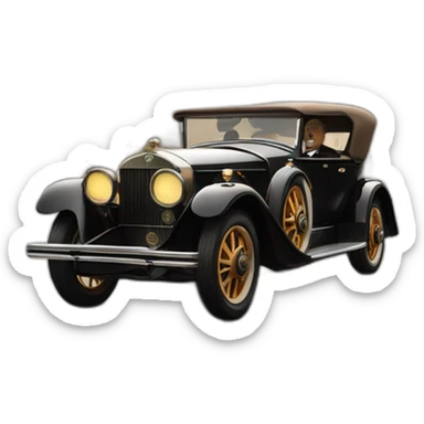 Atatürk drives a luxury car on San Francisco sticker