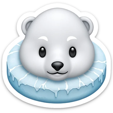 arctic polar decor  sticker