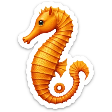 The seahorse emoji sticker