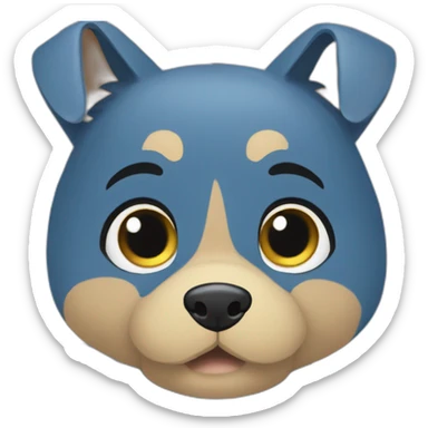 bingo from bluey sticker