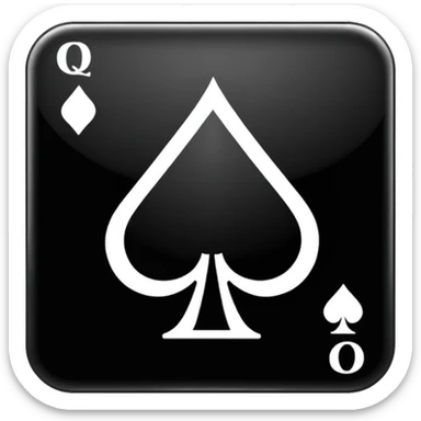 Club Symbol (♣) like poker card  sticker