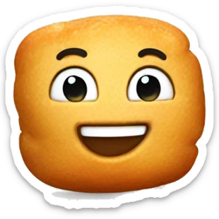 One Tater tot laughing sticker