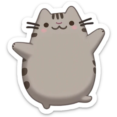 pusheen dancing sticker