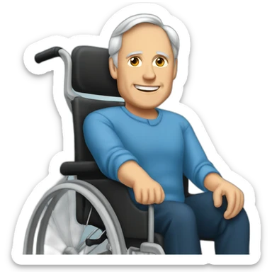 Greg Abbott In his wheelchair sticker