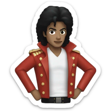 michael jackson thriller sticker