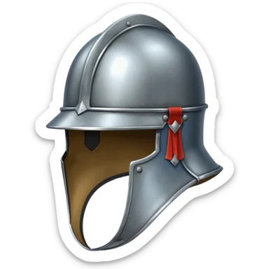 Can you create an outline for a helmet, medieval platebody and platelegs? make sure they are clean as they serve for a preview for an armour slot sticker