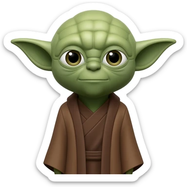 Yoda sticker