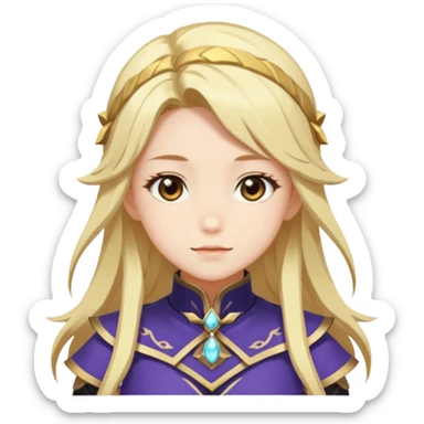 “Lumine” from “Genshin Impact” sticker