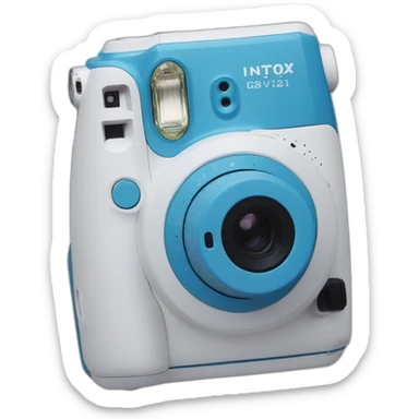 blue-instax sticker