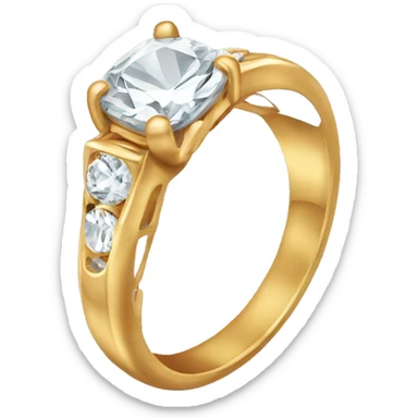 engagement ring sticker
