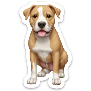 American stafford shire pit  sticker