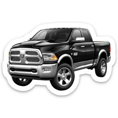 Newest model ram truck sticker