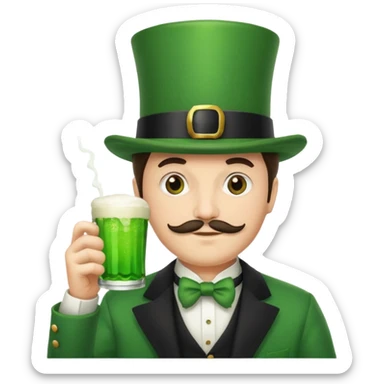 St patricks day sticker
