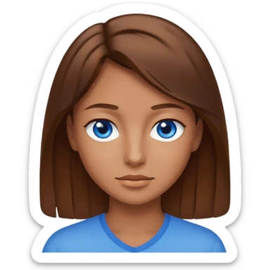 CREATE ME A NICE BOERTJIE BROWN HAIR TANNED SKIN AND BLUE EYES sticker