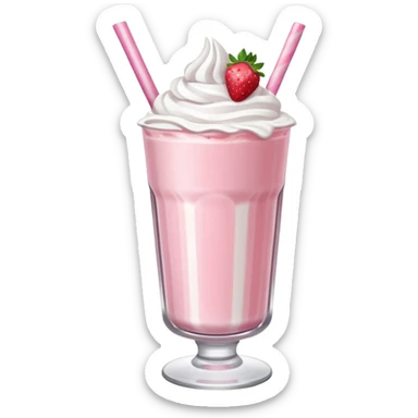 milkshake strawberry sticker
