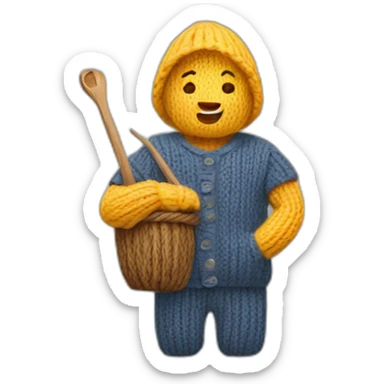 knit picking sticker