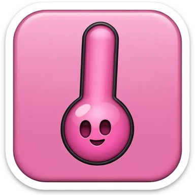 exclamation mark in color EA9197 sticker