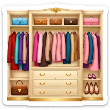 blair waldorfs closet luxury sticker