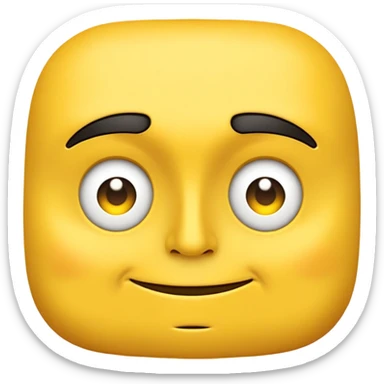 Condescending smug yellow face  sticker
