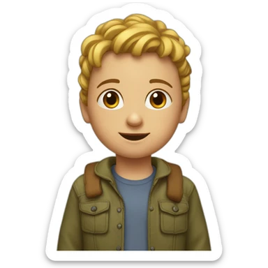 Enfant avec de grosses narines sticker