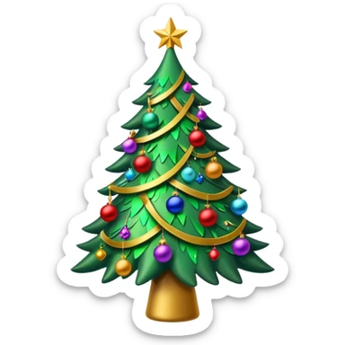  Xmas tree sticker