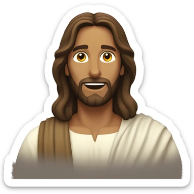 Abraçando Jesus sticker