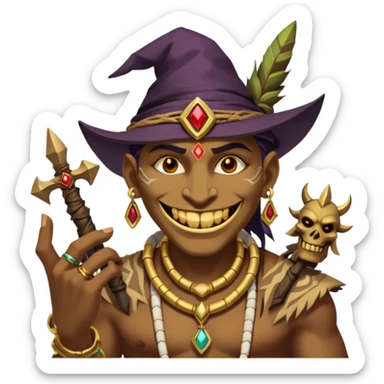 Witch Doctor from Dota2. SWAG. sticker