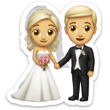 wedding sticker