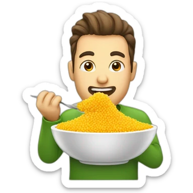Zerator eating couscous sticker
