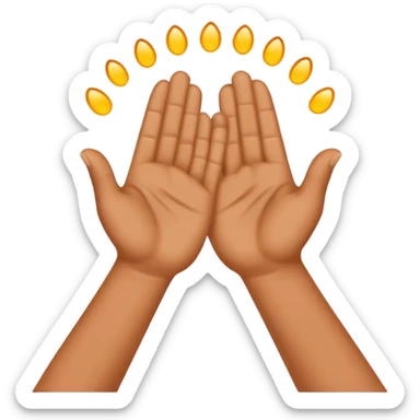 hands clapping sticker