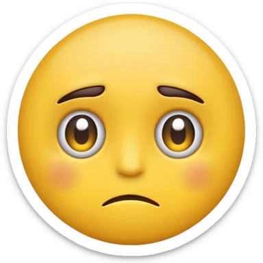 unamused emoji, eyes looking sideways sticker