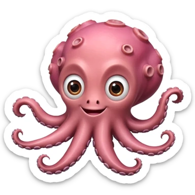 young pink flapjack octopus from Disney Pixar's animated film Finding Nemo sticker
