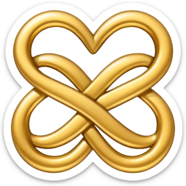 cute infinity emoji sticker