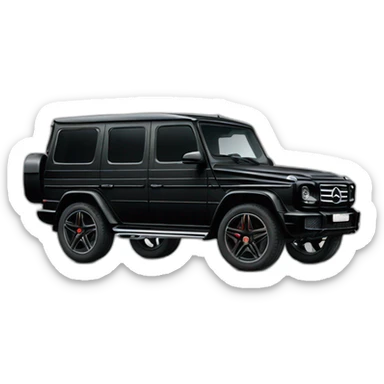 Black gwagon  sticker
