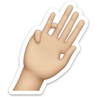 hand to face slap sticker