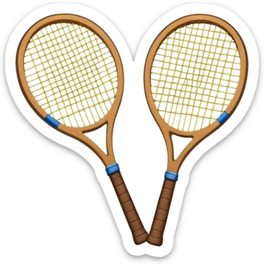 Raquete de tenis sticker