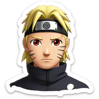 Mangekyo sharingan eyes crow naruto sticker