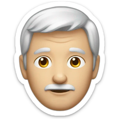 51 years old scandinavian man sticker