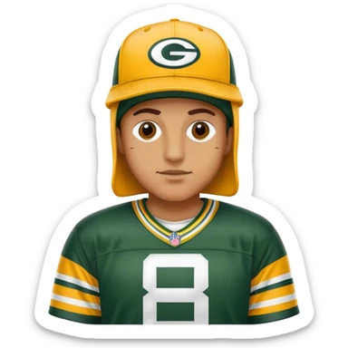 Packers fan sticker