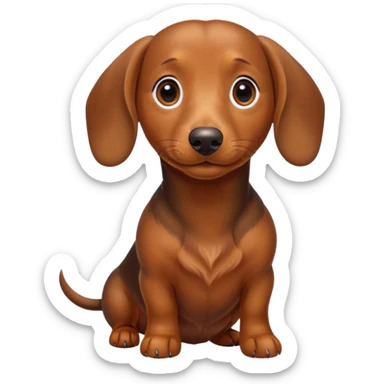Perro salchicha sticker