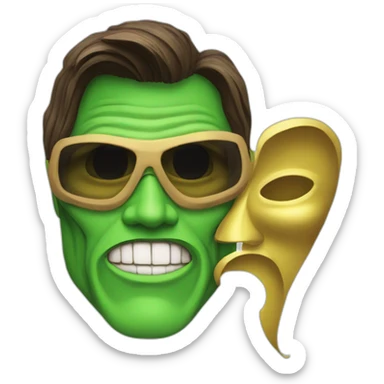 The mask jim carrey sticker