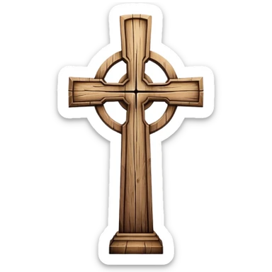 Church cross sticker